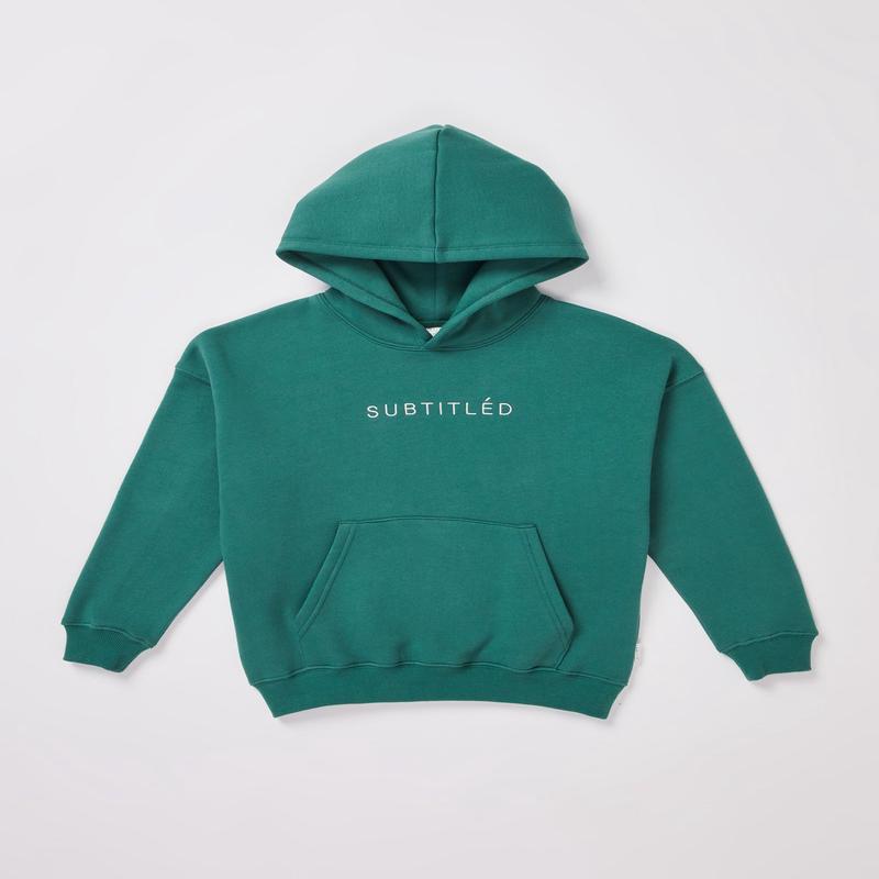 Teen Girls State Oversized Hoodie in Green