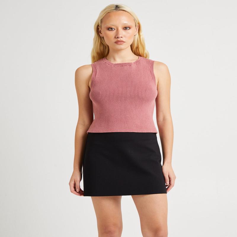 Acid Rave Rib Knit Top