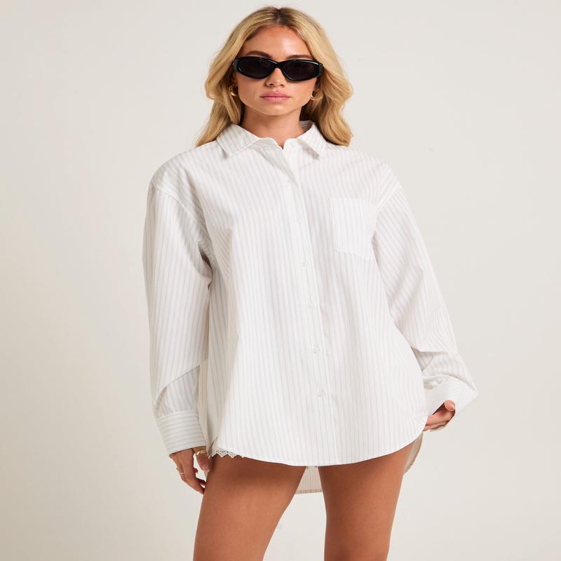 Dylan Stripe Poplin Shirt