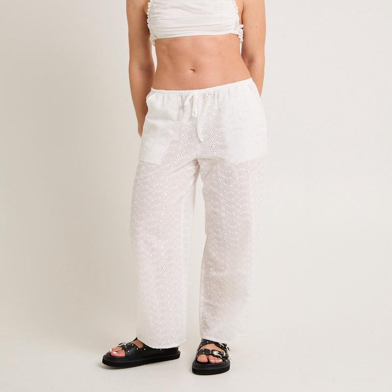 Elin Broderie Pants