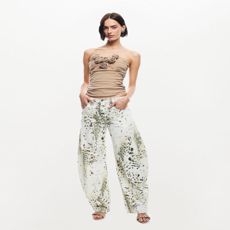 Horseshoe Jeans Snow Leopard