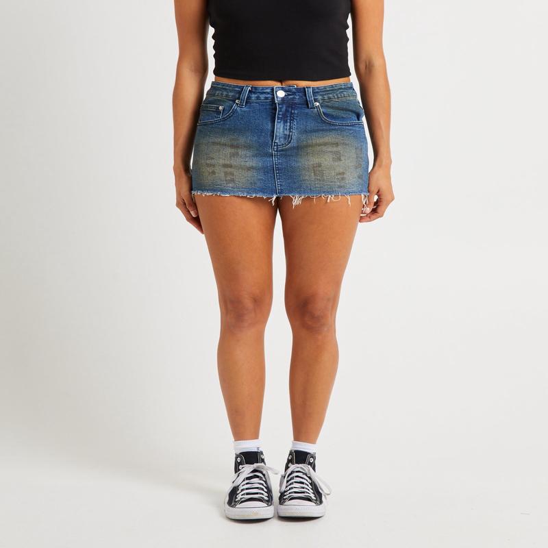 Niche Denim Mini Skirt