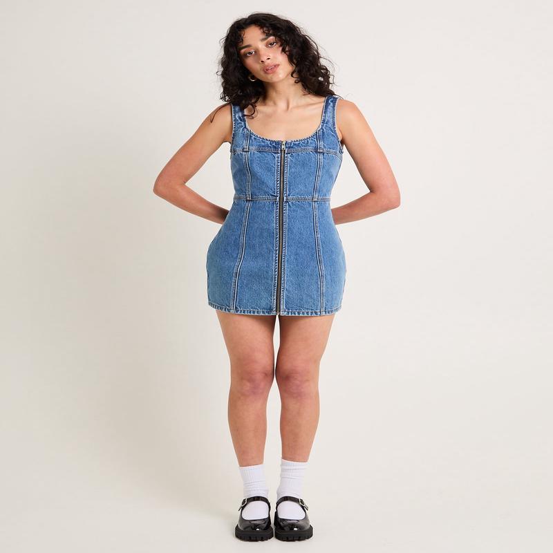 Rosa Denim  Mini Dress