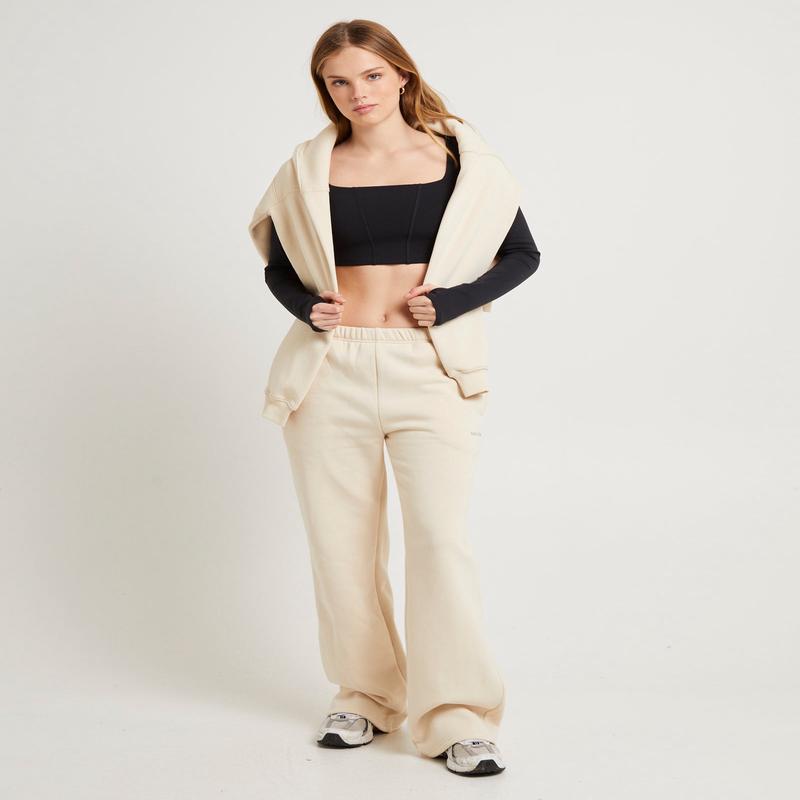 Subtitled Straight Leg Trackpants