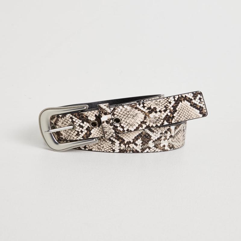 Western Snake Skin Belt