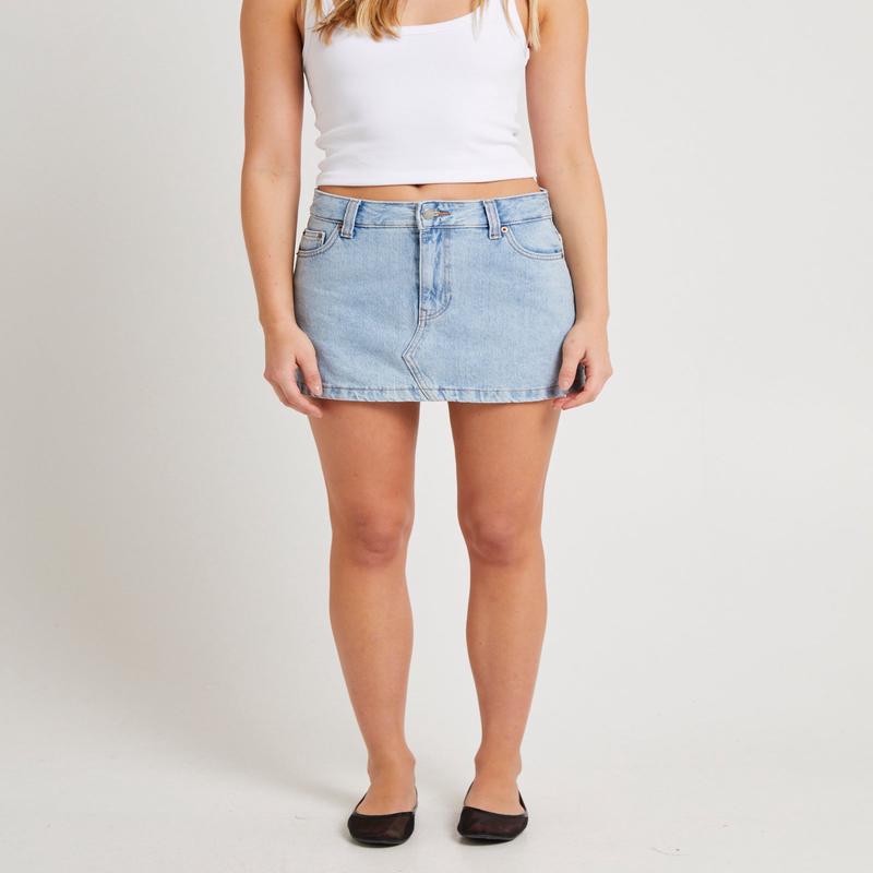 Ziggy Mid Denim Skirt