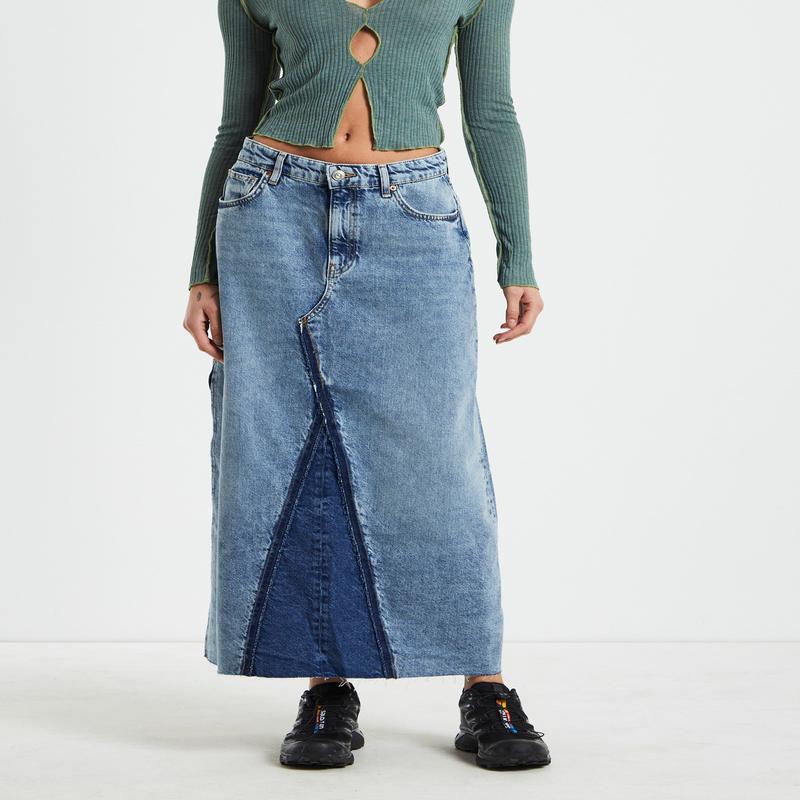 BDG Denim Midi Skirt in