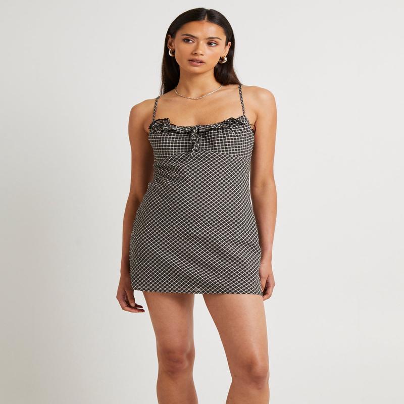 Birby Check Mini Dress