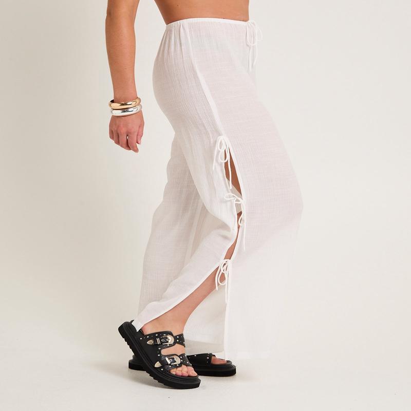 Macie Tie Side Bow Pants