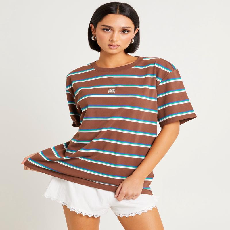 Malia Stripe Oversized T-Shirt