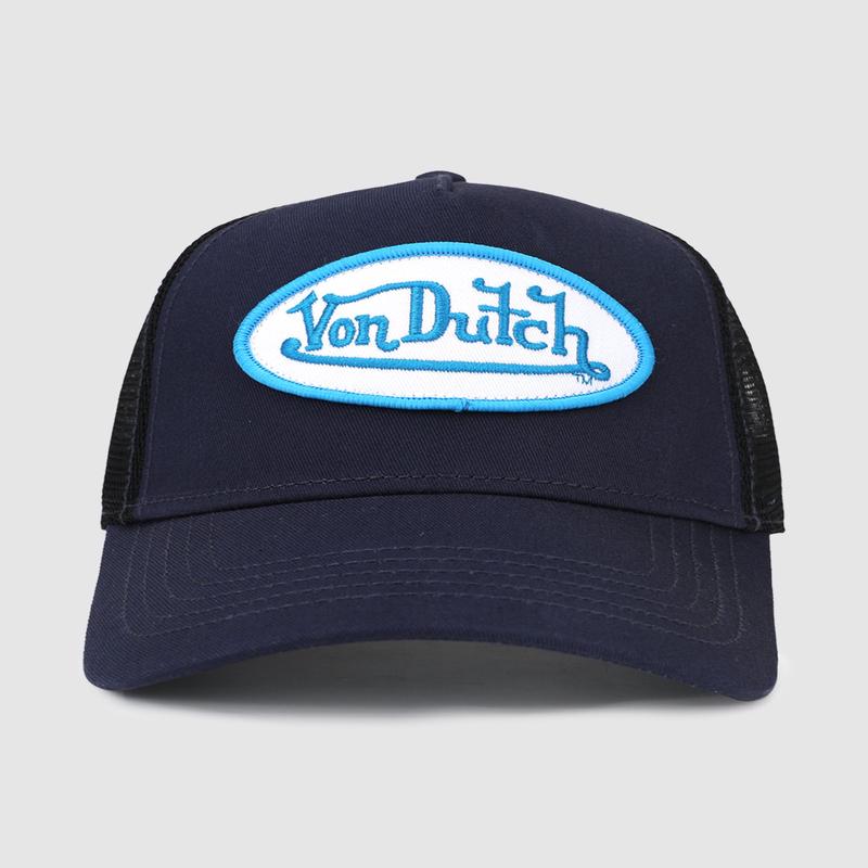 Unisex Trucker Hat Navy, Blue & White