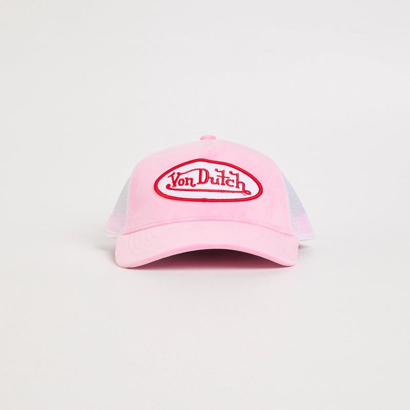 Unisex Trucker Hat Pink Velvet