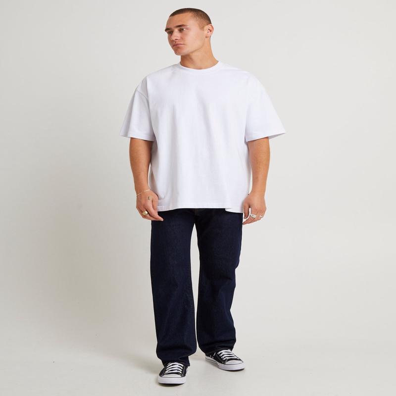 555 Relaxed Straight Denim Jeans