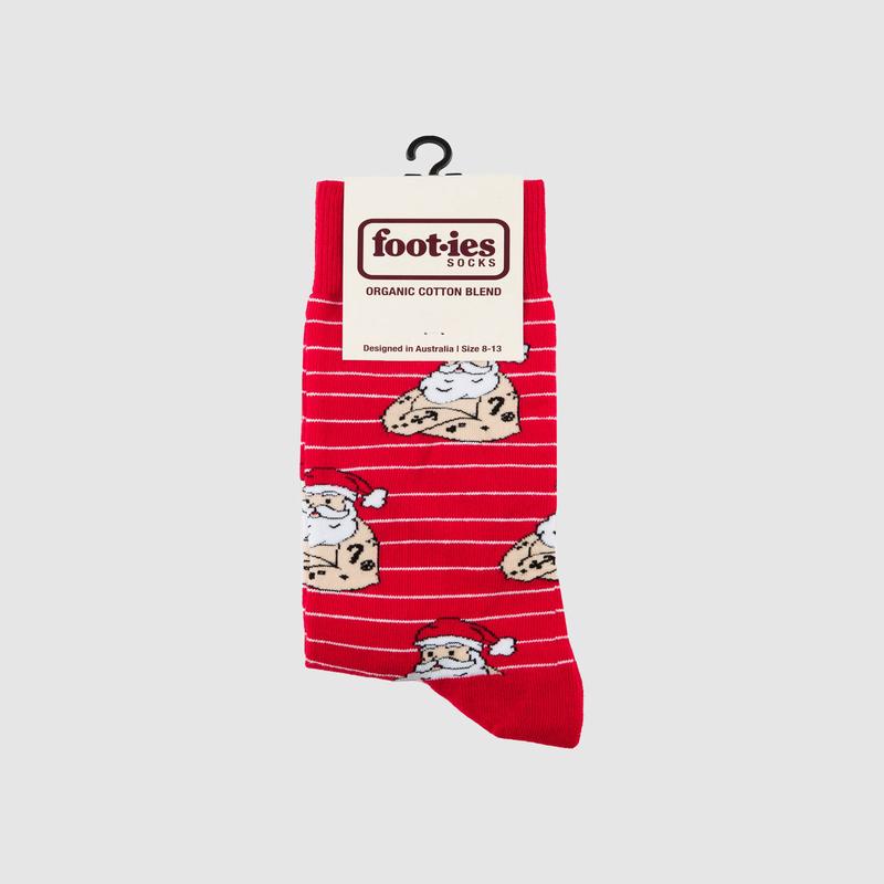 Christmas Tattoo Santa Organic Cotton Socks
