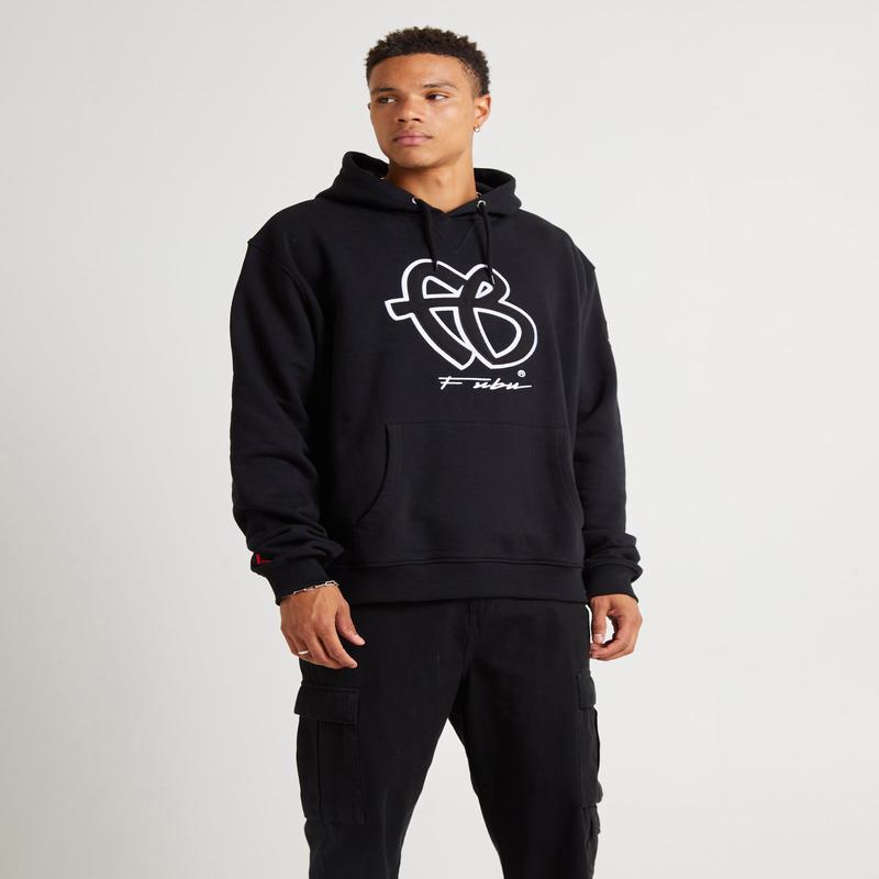 Classic Hooded Sweats Black/White