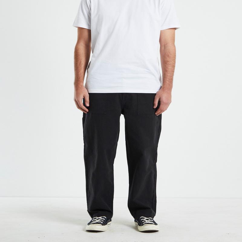Conditions Military Pants in Washed Black