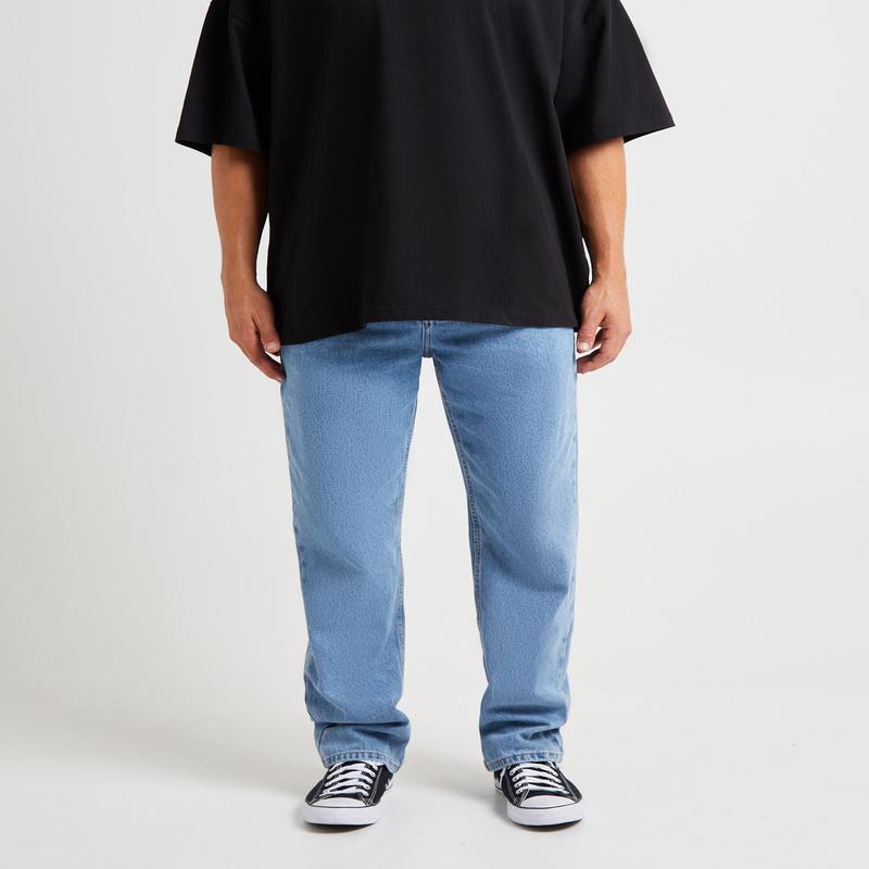 Fracture Straight Denim Jeans