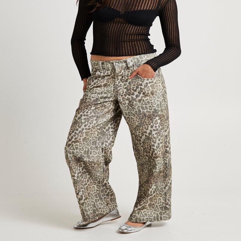 Leopard Fade Colossus Jeans