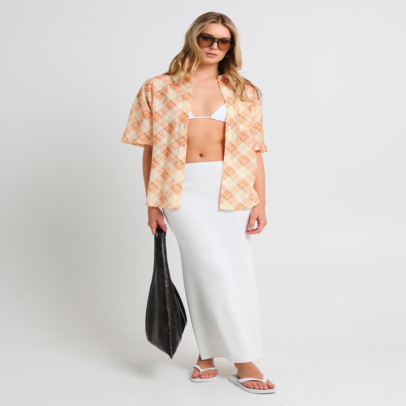 Nahla Oversized Check Shirt