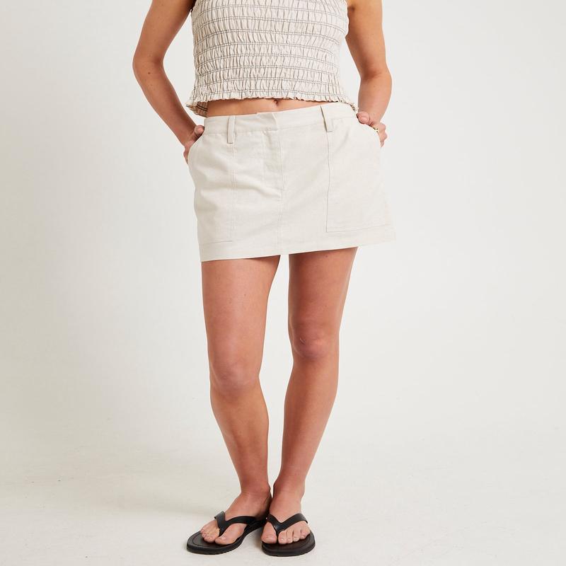 Theo Linen Skort