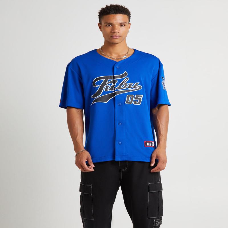 Varsity Baseball Jersey Blue