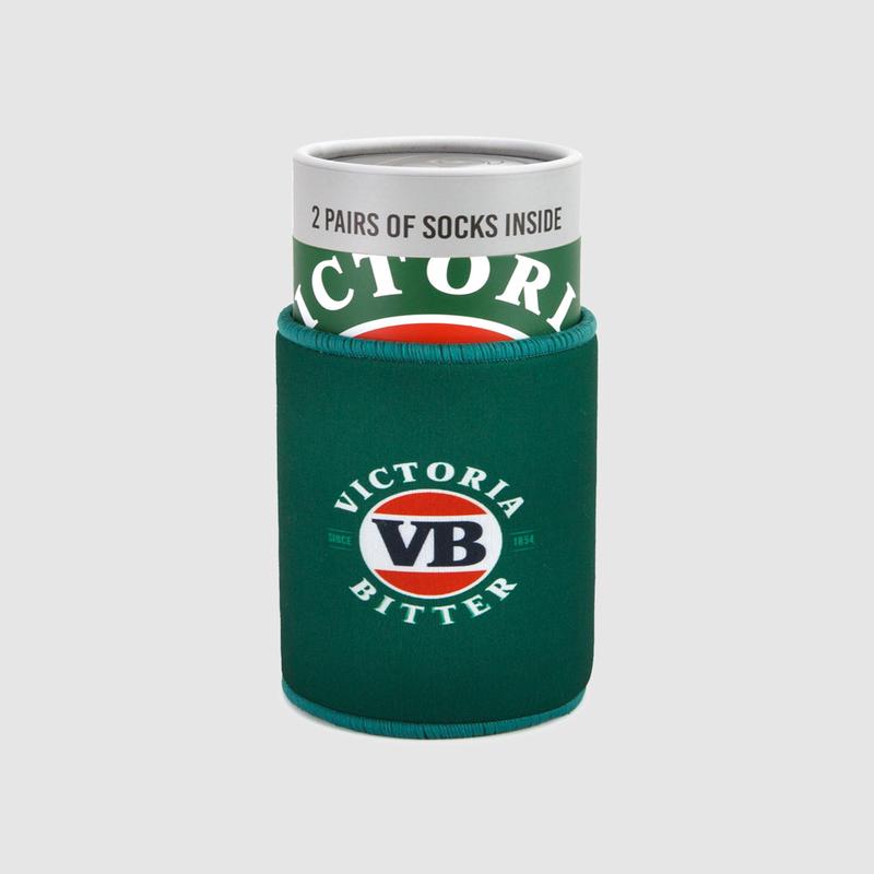 VB Gift Can And Stubby Sneaker Socks 2 Pack