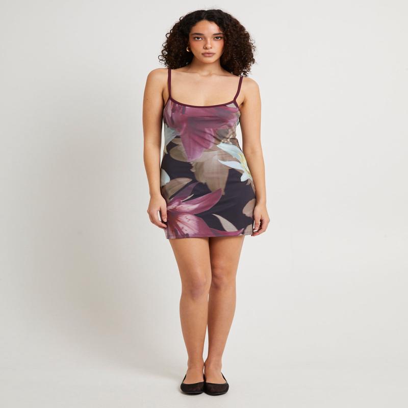 Phoebe Floral Slip Mini Dress