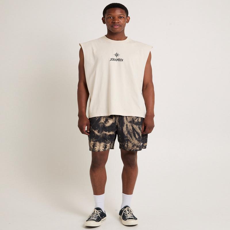 Tie Die Baywatch Swim Shorts