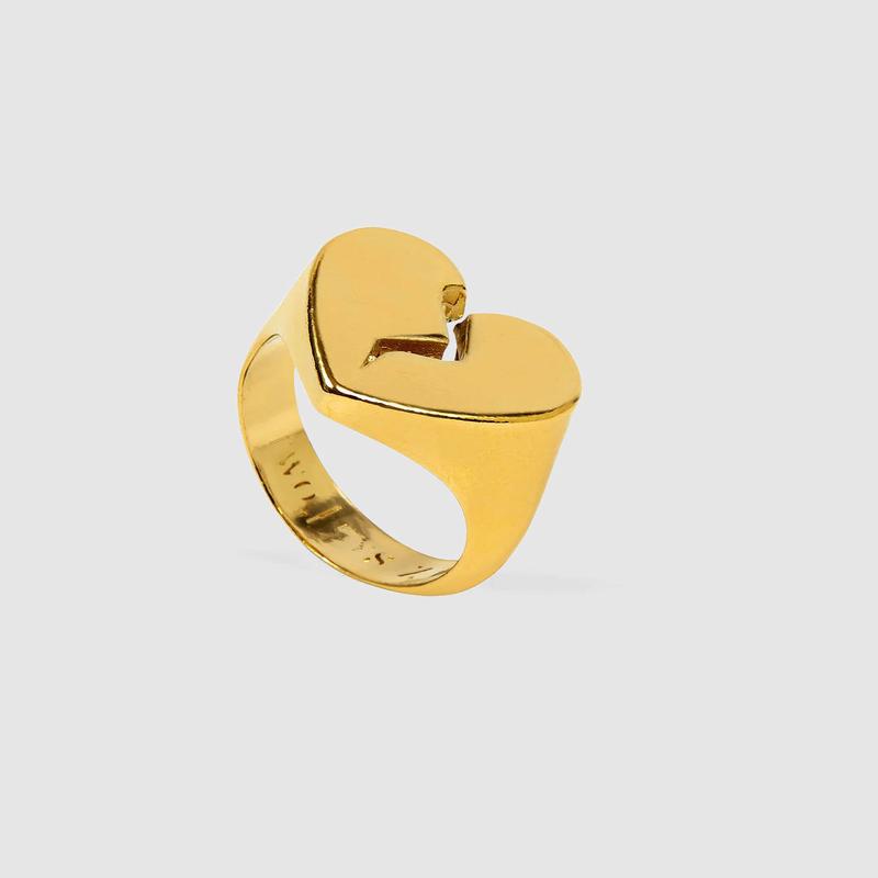 Broken Heart Ring Gold