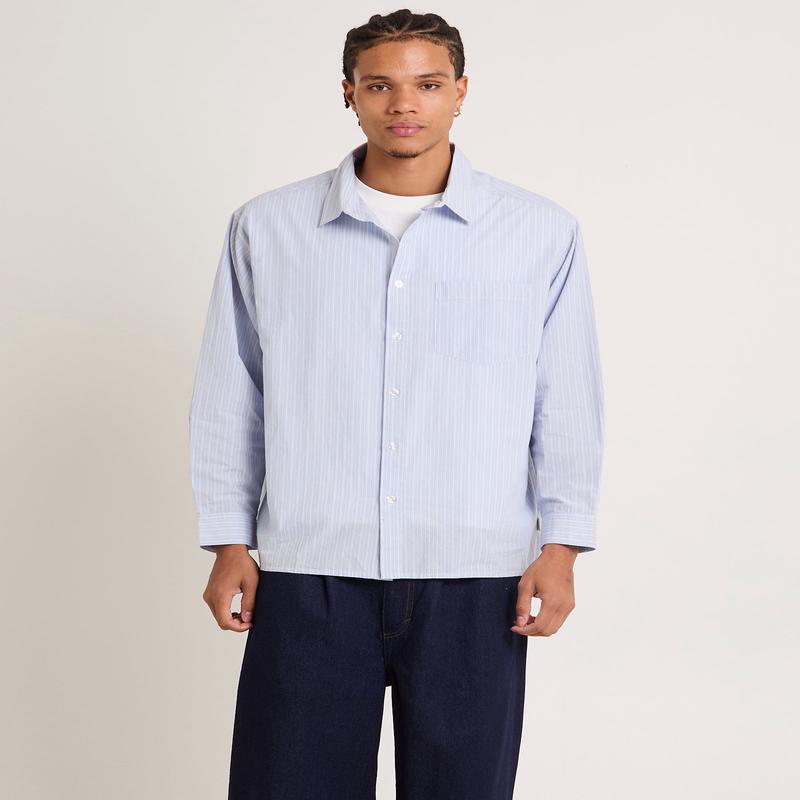 Murphy Stripe Poplin Long Sleeve Shirt