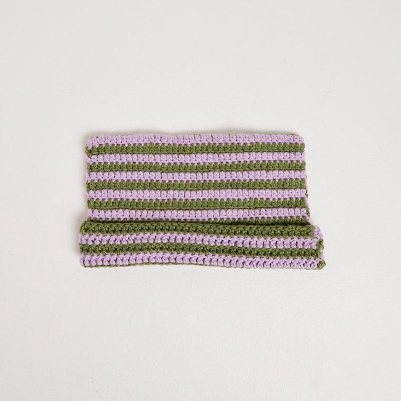 Y2K Striped Ear Beanie