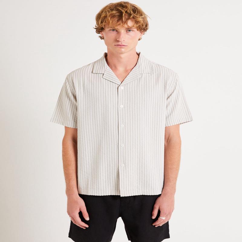 Ashton Seersucker Short Sleeve Resort Shirt