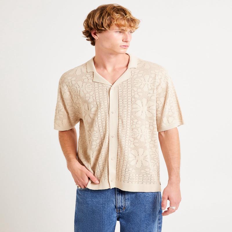 Bronson Knitted Short Sleeve Resort Shirt