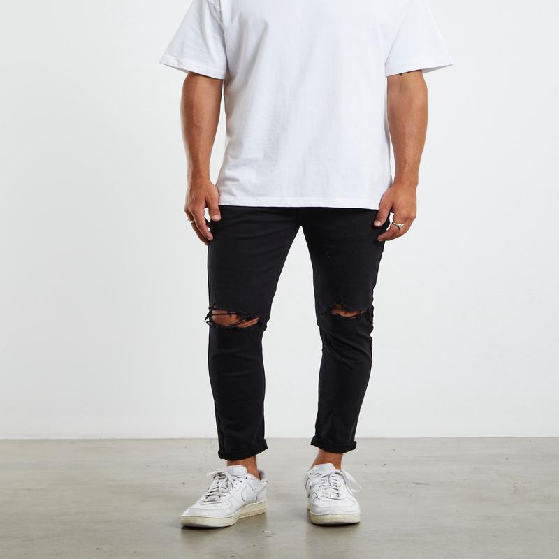 Offset Denim Jeans Base