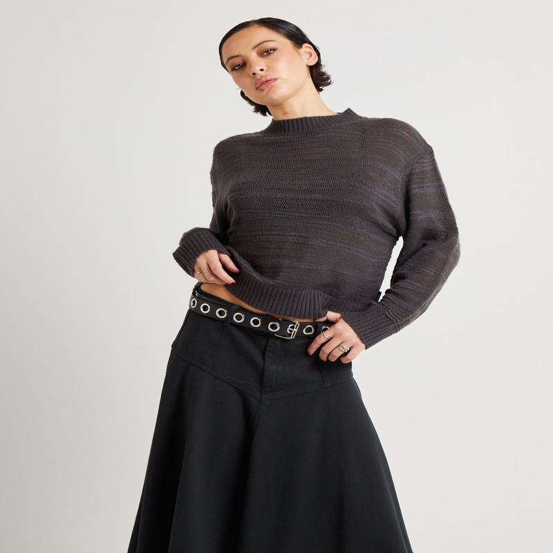 Slub Ladder Knit Jumper