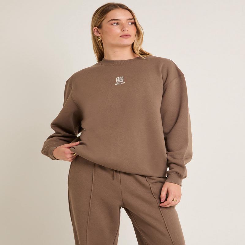Spiros Oversized Crew Jumper