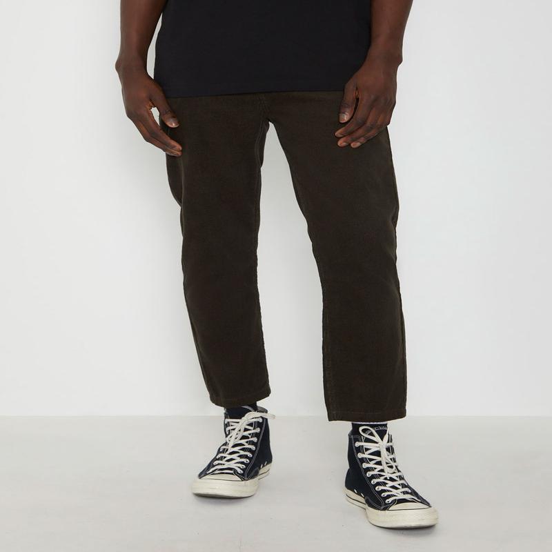 Switch Cord Pants in Fatigue Black