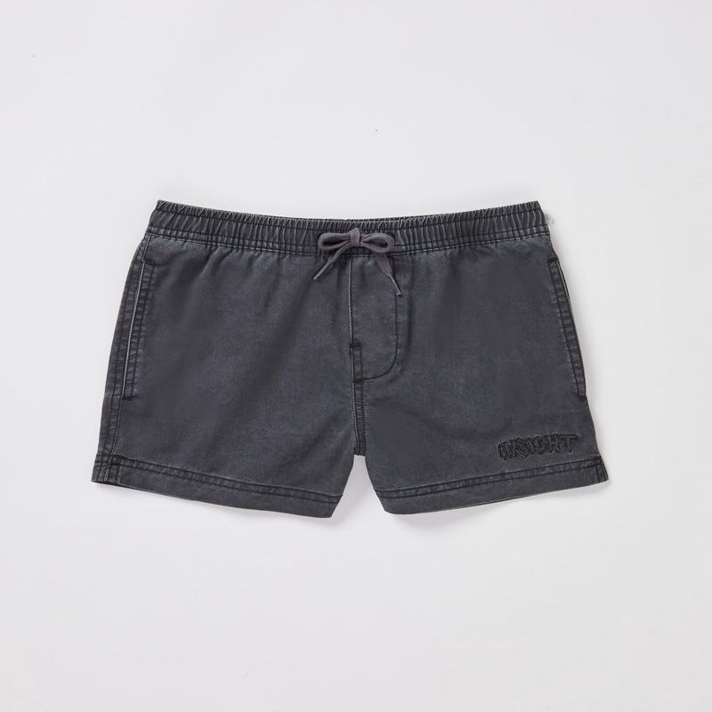 Boys Dive Boardshort in Washed Black