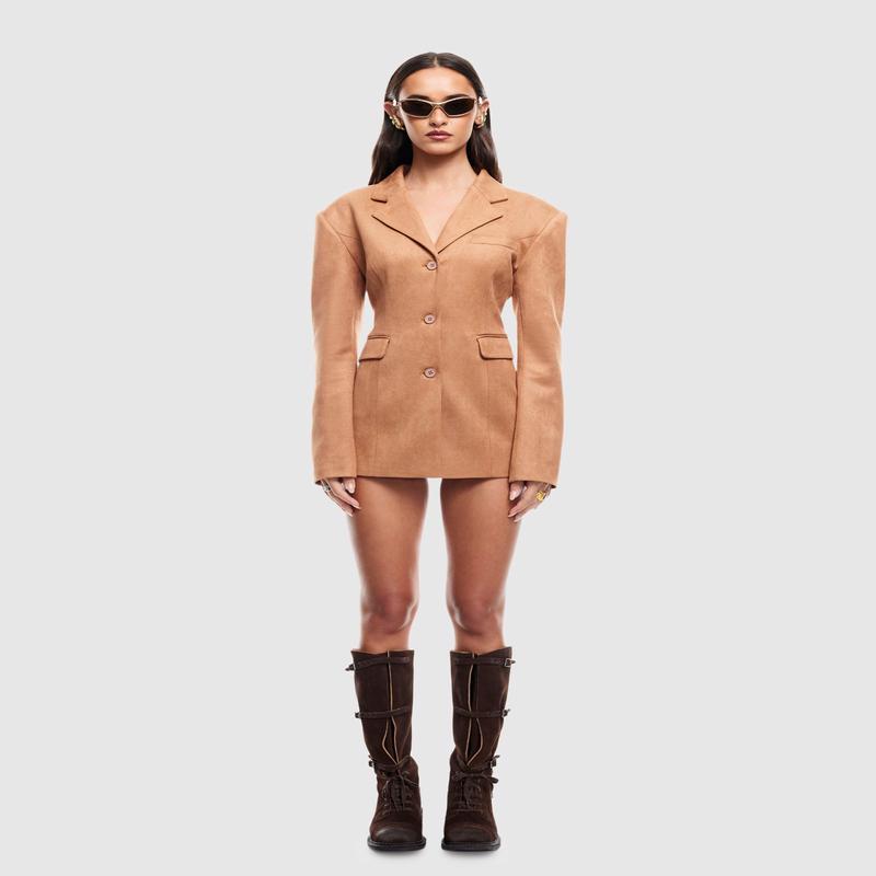 Leo Cinched Blazer Dress