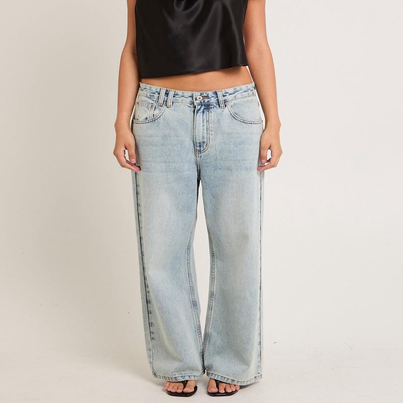 Rez Maxi Baggy Denim Jeans Petite