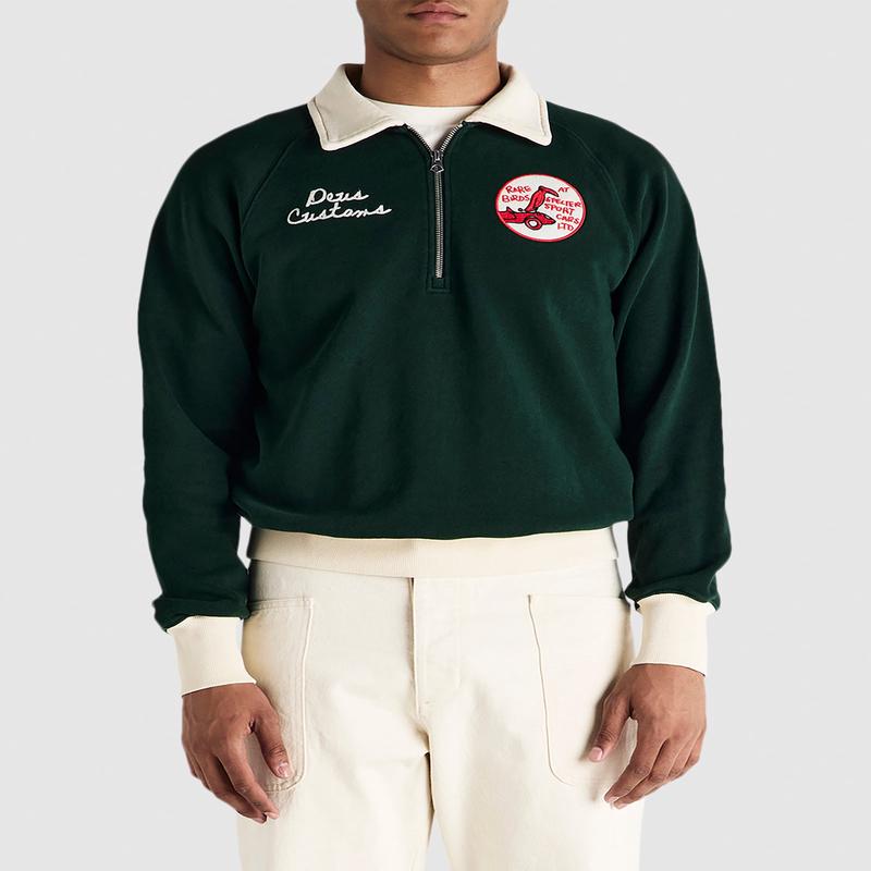 Specter Quarter Zip Polo Sweatshirt