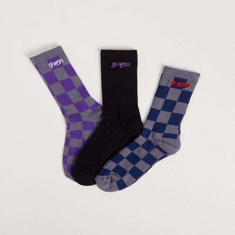 Tagger Check Socks 3 Pack