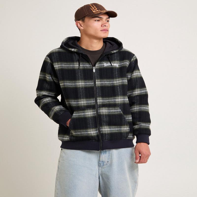 Warped Zip Up Jacket