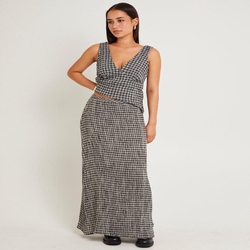 Asta Base Seersucker Skirt