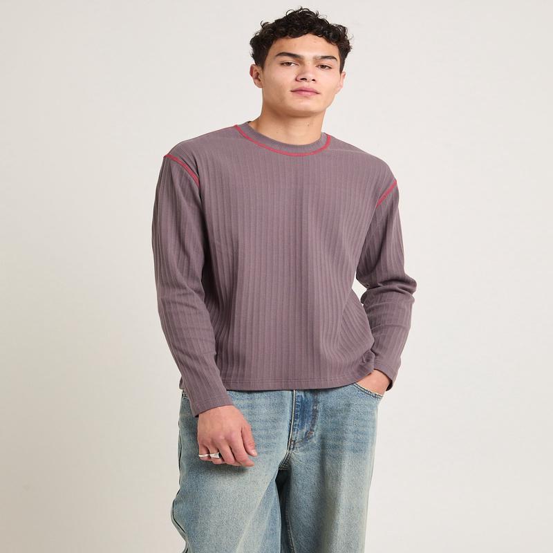 CCTV Rib Long Sleeve Shirt