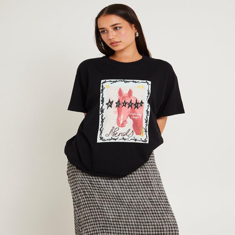 Horsegirl Oversized Tee