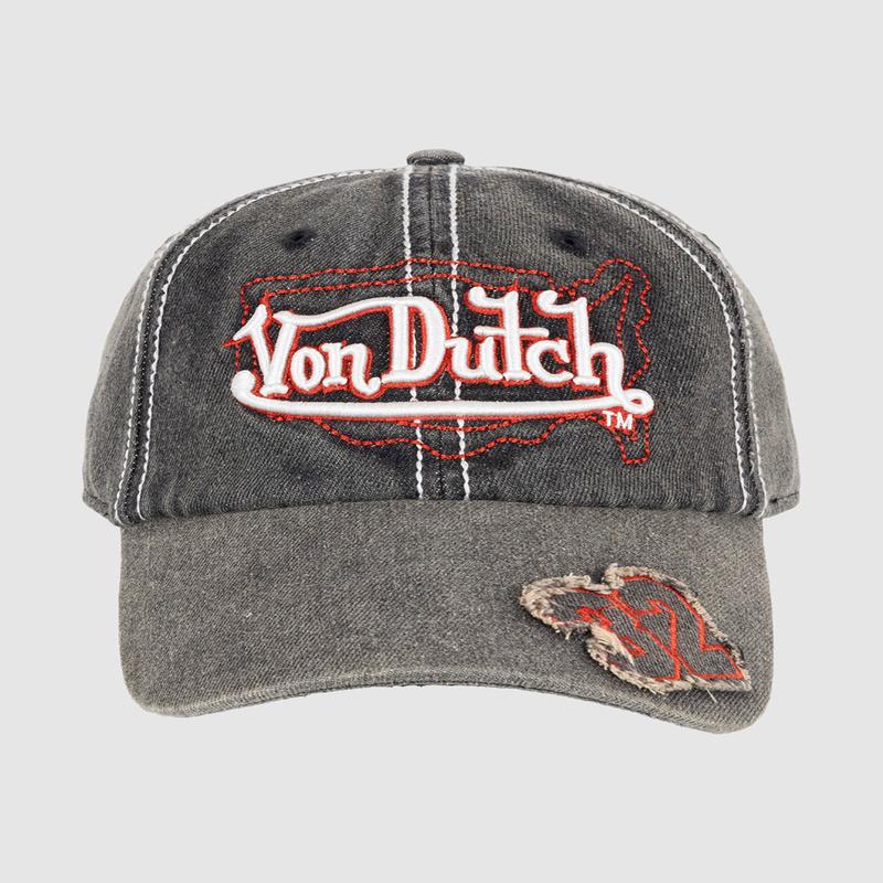 3D Embroidery Acid Denim Dad Cap