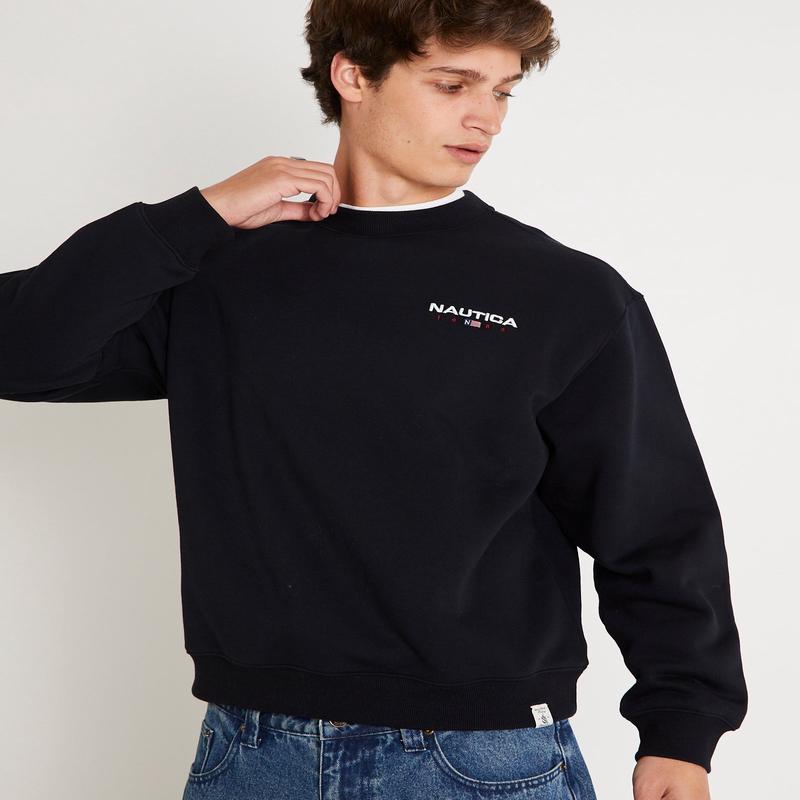 83 Flag Oversized Crewneck Sweater