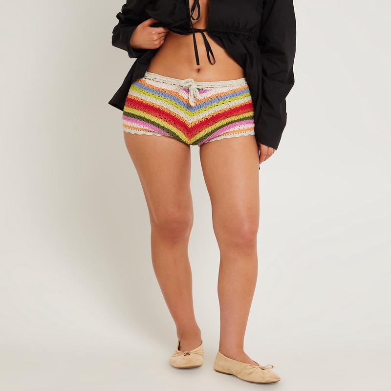 Crochet Shortie Bikini Bottom