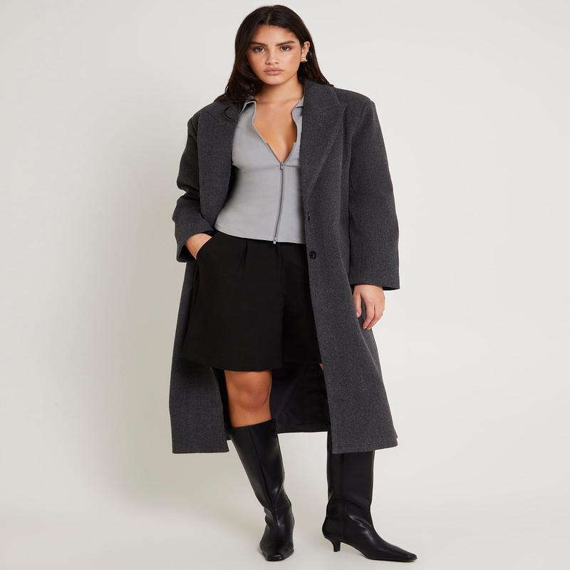 Hailey Melton Oversized Coat